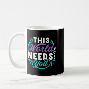 Taza De Café Este Mundo Te Necesita Diseño Premium Tri-Blend