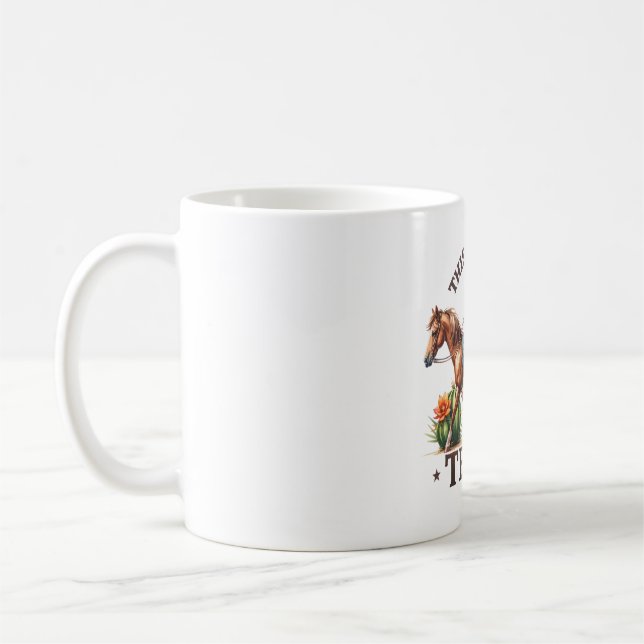 Taza De Café Este no es el caballo de gallina de Texas (Izquierda)