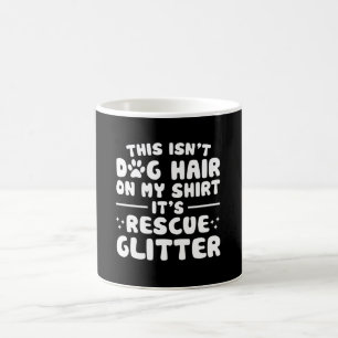 Taza De Café Éste no es pelo de perro en perro del rescate