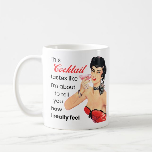 Taza De Café Este Sabor De Cóctel Como Mug (Izquierda)