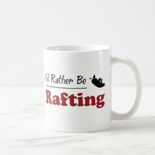 Taza De Café Esté transportando en balsa bastante