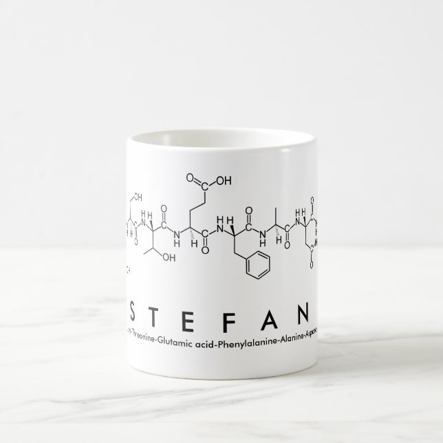Taza De Café Estefania peptide nombre mug (Centro)