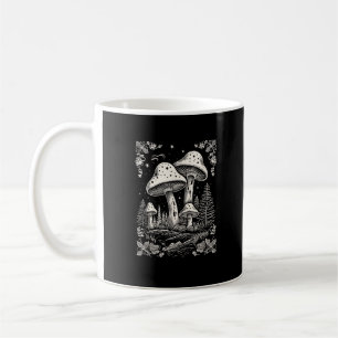 Taza De Café Estética Cottagecore Hongo Goblincore Micología