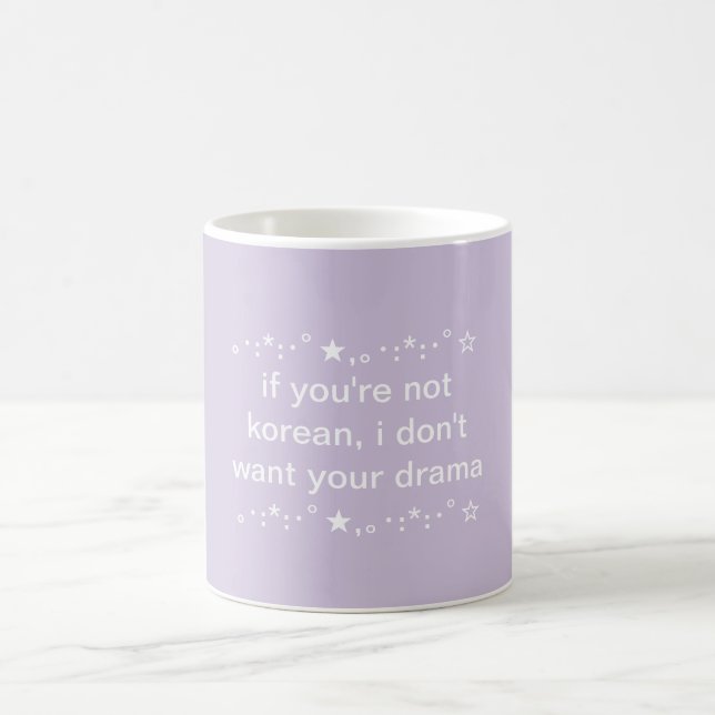 Taza De Café Estética de adolescente, Kpop y Kdrama (Centro)