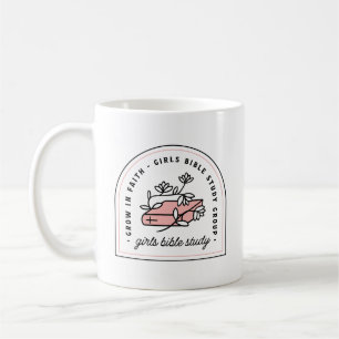 Taza De Café Estética de grupo de lectura de estudio bíblico pa