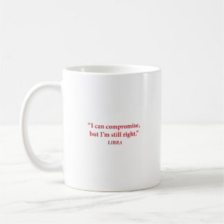 Taza de café estética de Libra