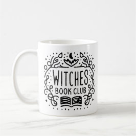 Taza De Café Estética de los amantes de los libros club bruja a