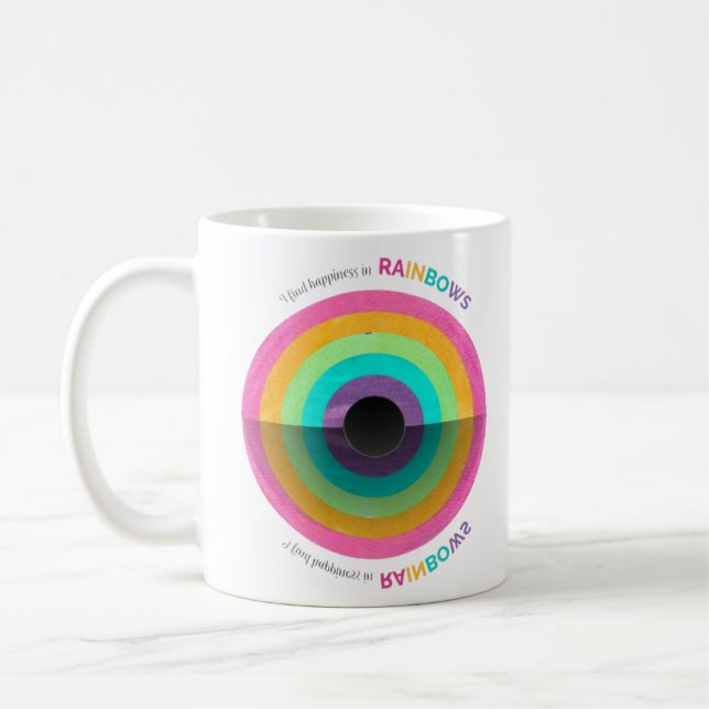 Taza De Café Estética de Rainbowcore (Izquierda)