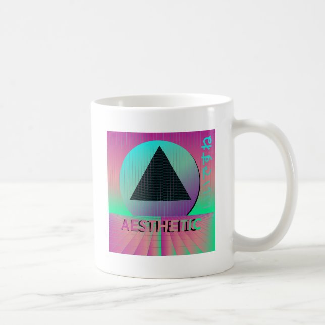 Taza De Café estética de vaporwave (Derecha)