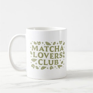Taza De Café Estética del club de los amantes de la Matcha