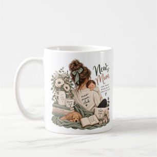 Taza de café estética del Club de Nueva Mamá