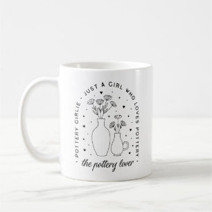 Taza De Café Estética femenina amante de la cerámica