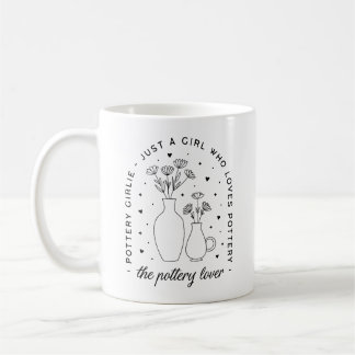 Taza De Café Estética femenina amante de la cerámica