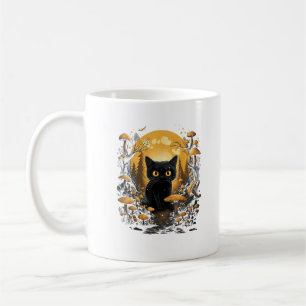 Taza De Café Estética Goblincore y Cottagecore Bajo Hongo