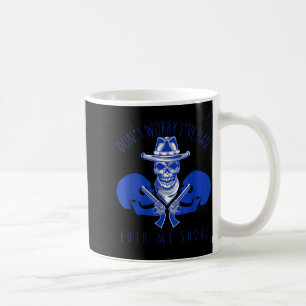 Taza De Café Estética gótica de cráneo vacunación tenía ambas d