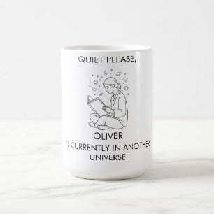 Taza De Café Estética Lindo Nombre Personalizado Introvertido L