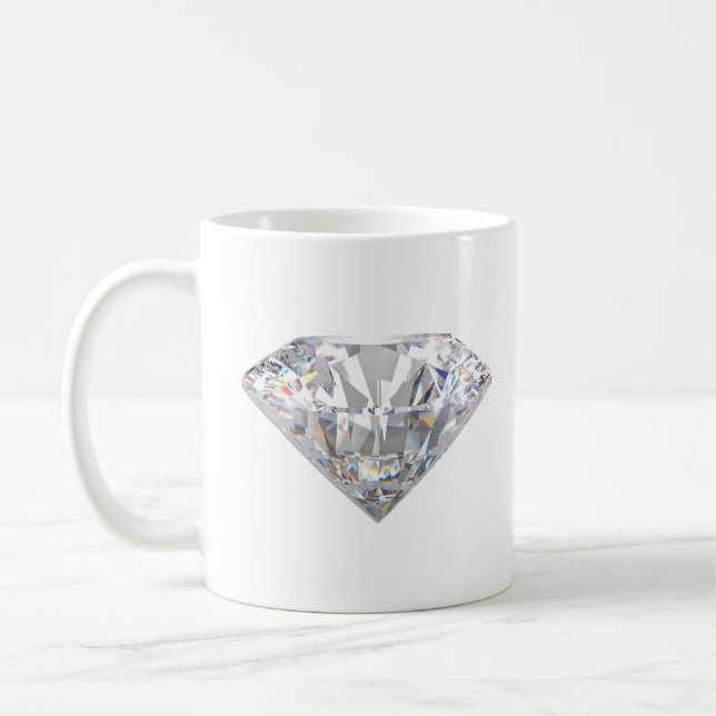Taza De Café Estética mínima de espuma de diamante (Izquierda)