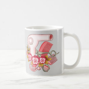 Taza De Café Esteticista Pensamiento Rosa