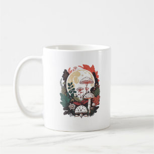 Taza De Café Estético Goblincore Y Hongo Gentil Cottagecore