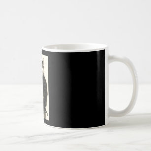 Taza De Café Estético guerrero japonés tradicional Sumi-e