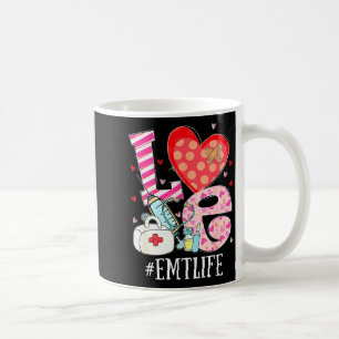 Taza De Café Estetoscopio Corazón Adorable Emt Vida Enfermera A
