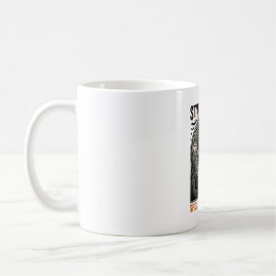 Taza De Café Estilista de Halloween Bruja Salón Vintage Magia D