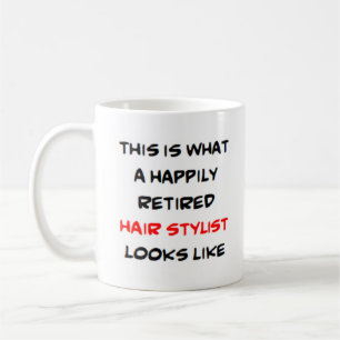 Taza De Café estilista de pelo retirado