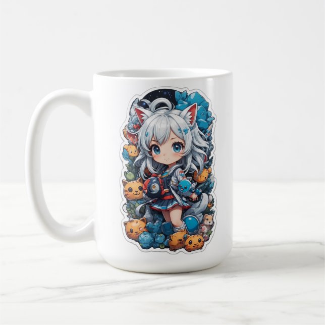 Taza De Café Estilo anime lindo (Izquierda)