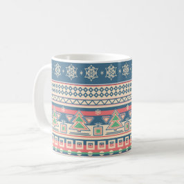Taza De Café Estilo azteca de árbol de Navidad - Fiesta única