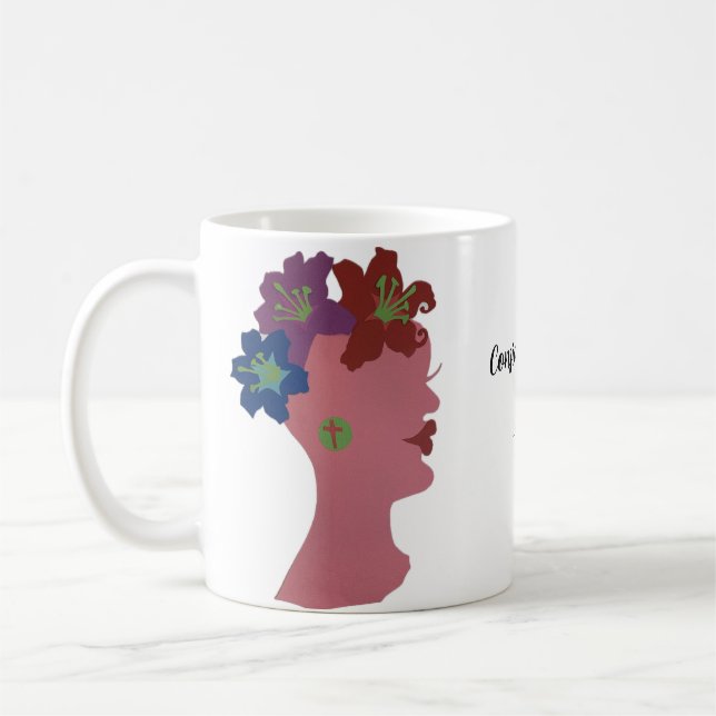 Taza De Café Estilo B de música femenina (Izquierda)