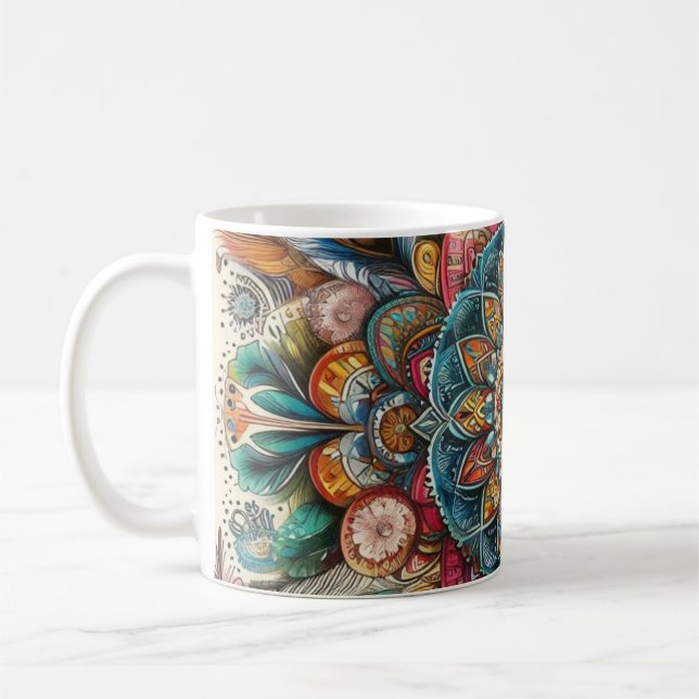 Taza De Café Estilo bohemio (Izquierda)