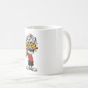 Taza De Café Estilo Callejero Conejo Gráfico Mantén la Frescura