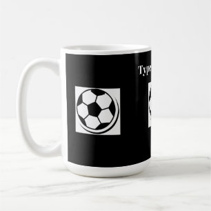 Taza De Café Estilo clásico de imagen de fútbol personalizada c