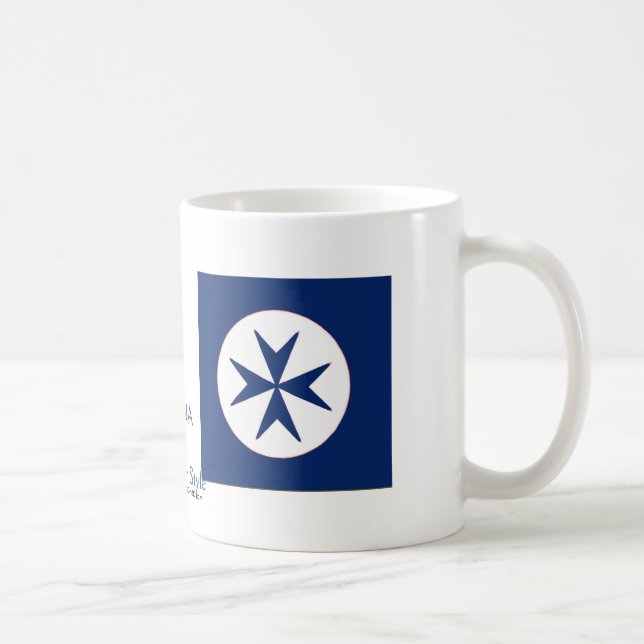 Taza De Café Estilo Corsair Azul (Derecha)