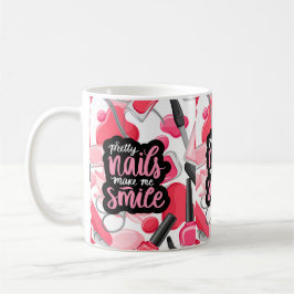 TAZA DE CAFÉ ESTILO DE ARTE DE NAILS