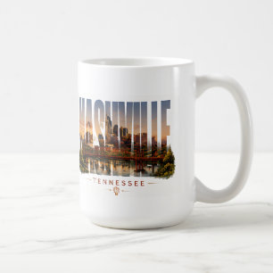 Taza De Café 🎸 Estilo de cielo urbano de lujo editorial de Nas