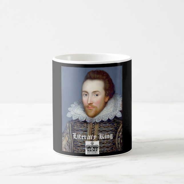 Taza De Café Estilo de época William Shakespeare Mug (Centro)