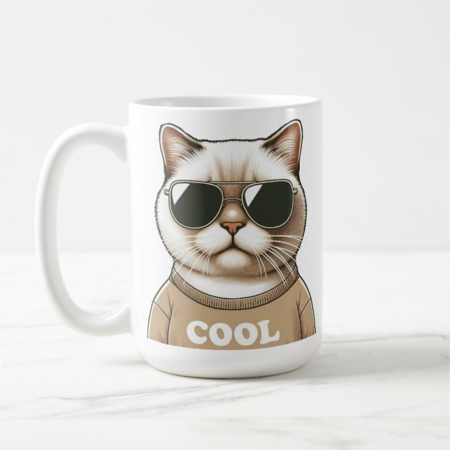 Taza De Café Estilo de gato (Izquierda)