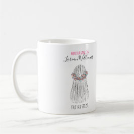 Taza De Café Estilo de la flor estilo pedernal Boho Hair Stylis