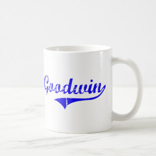 Taza De Café Estilo de la obra clásica del apellido de Goodwin