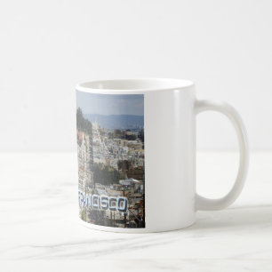 Taza De Café Estilo de la postal de San Francisco
