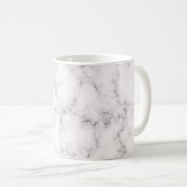 Taza De Café Estilo de mármol elegante (Anverso derecho)