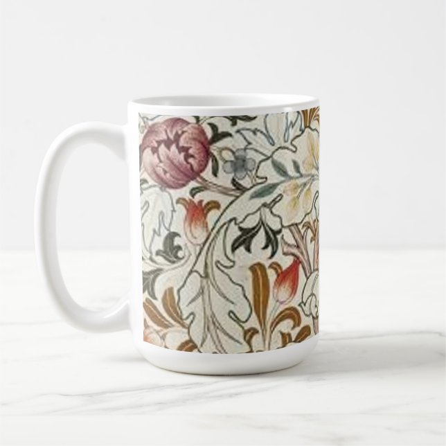 Taza De Café Estilo de misión de William Morris Acanthus (Izquierda)