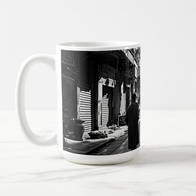 Taza De Café Estilo de película de ciudad áspera (Izquierda)