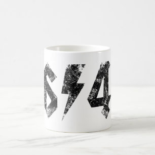 Taza De Café Estilo de rock 80 retro anti Trump