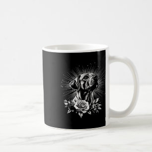 Taza De Café Estilo de tatuaje retro Labrador Retriever Amante 