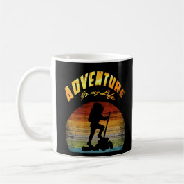 Taza De Café Estilo de Vida de Aventuras Modernas