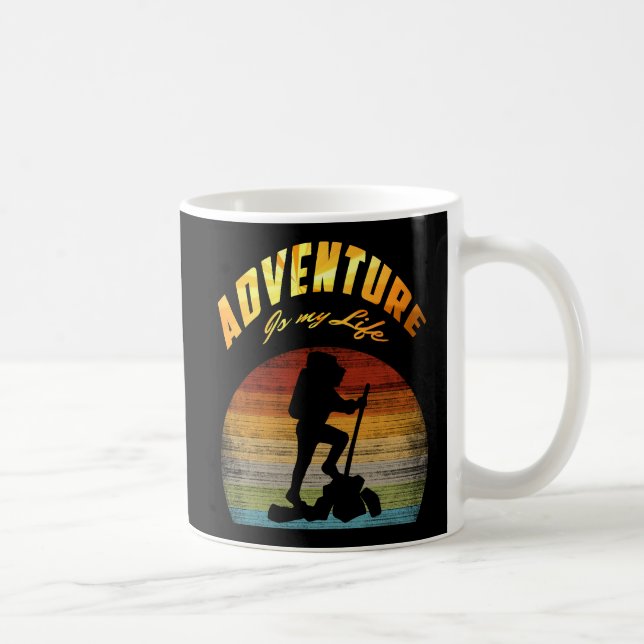 Taza De Café Estilo de Vida de Aventuras Modernas (Derecha)