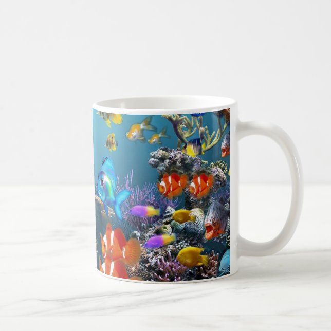 Taza De Café Estilo del acuario (Derecha)