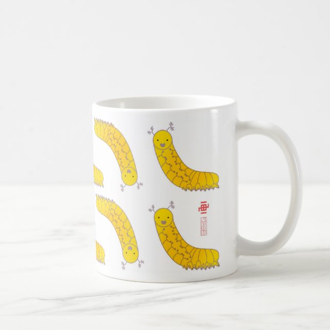 Taza De Café Estilo del gusano (Derecha)